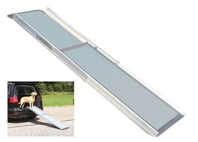 Trixie Aluminium Telescoop Loopplank for dogs, adjustable safety ramp for vehicles.