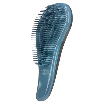 Trixie Zachte Borstel Blauw 19 cm for dog grooming with soft bristles.