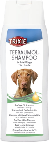 Trixie Theeboomolie Shampoo for dogs with tea-tree oil, 250 ml bottle.