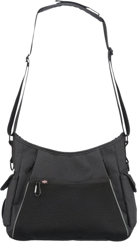 Trixie Uitlaat- en Dummytas Antraciet with multiple pockets and adjustable shoulder strap.