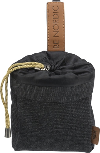 Trixie Be Nordic Snackzakje Zwart with poop bag dispenser, 10x14 cm.