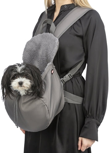Trixie Hondentas Buikdrager Molly Grijs for dogs up to 4 kg.