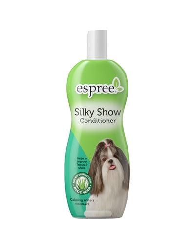 Espree Conditioner Silky Show 355 ml for dogs with Aloe Vera and Jojoba oil.
