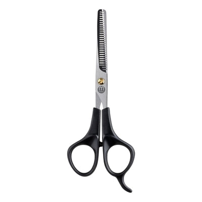 Mikki Classic Effileerschaar Dubbel for pet grooming, ergonomic design, stainless steel.