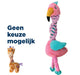 Kong Knots Twists Assorti plush and rope dog toy.