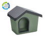 Imac Hondenhok Zeus 70 recycled green dog house with detachable roof and ventilation system.